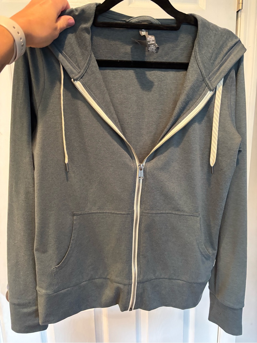 Vuori Teal-Green Halo Performance Hoodie 2.0 - Picture 5 of 6
